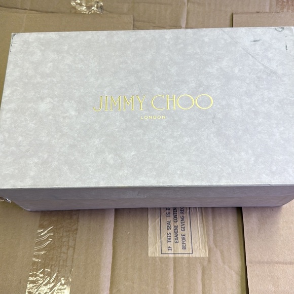 JIMMY CHOO JACCI MULE SANDALS NAPPA LEATHER STUDS 40.5 NIB - Picture 9 of 10
